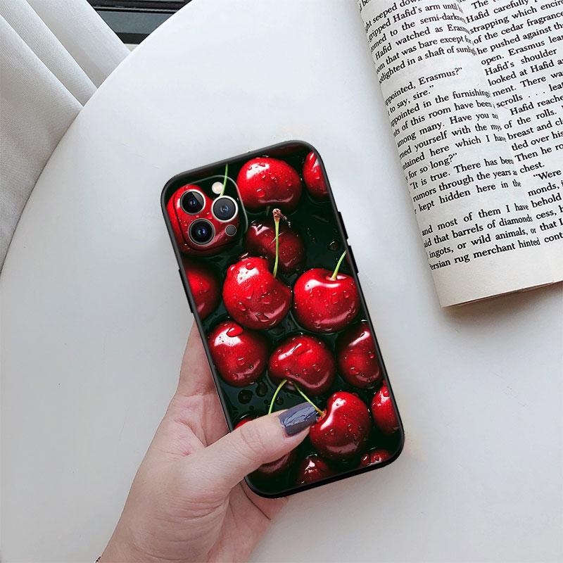 Cherry summer fruit New High-End Cover Phone Case for iPhone SE XS XR 17 16E 12 11 Pro Max Mini Air