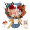 Fiorifiore Mother's Day Preserved Flower Bouquet, 3-Wheel Rose Bouquet, Free Standing, Gift Box Included, Perfect as a Birthday, Wedding Gift,