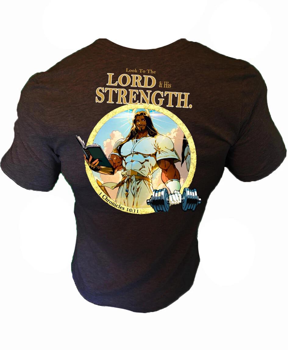 Iron Gods Buff Jesus Gym Shirt, Gym Tee, Pump Cover, Christian Clothing, Gym 2XL
