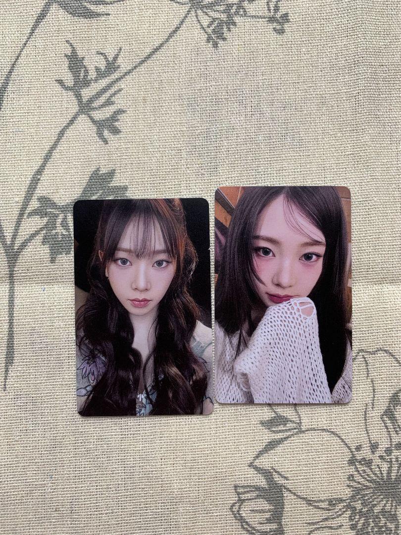 

[Б/У] aespa Runtrail Фан-встреча Бонус за покупку 6000 иен Торговые карточки Карины (2 карты)