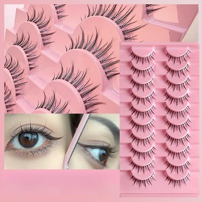 Natural Slender False Eyelashes Thick Little Devil Eyelashes Cos Big Eyes Barbie Simulation Eyelashes