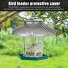 Plastic Protective Dome Cover for Hanging Birds Feeder Weatherproof Hummingbird Feeder Rain Guard Squirrel Baffle