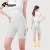 Lampaida 25 Women's White Cycling Shorts, Quick-Dry & Moisture-Wicking, Medium-Long Distance Road Bike Gear for Spring/Summer.