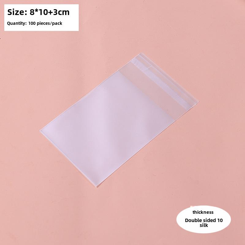 

Утолщенный самозапечатывающийся пакет для печенья в виде снежинки - упаковка из матовой пленки