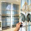 1PC LOZUJOJU 10-20% Blackout European High-end Embroidered Sheer Curtain for Living Room Bedroom Home Decor