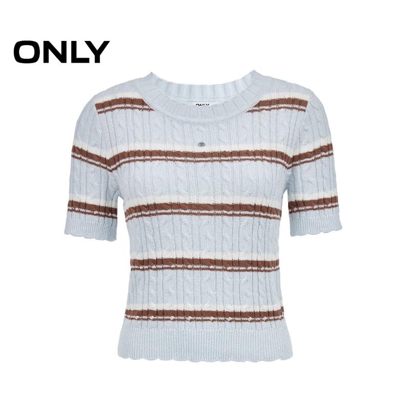 ONLY Women's 2025 Spring Colorblock Short Knit Top