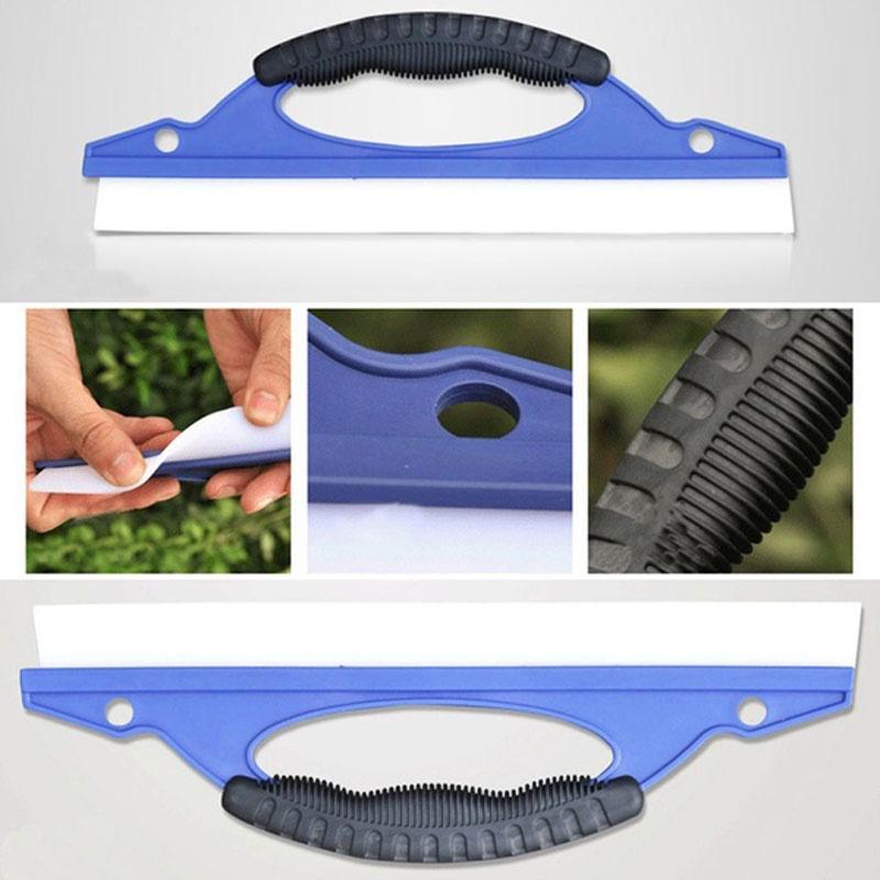Premium Window Windshield Silicone Wiper Scraper Cleaner With Ergonomic Design
