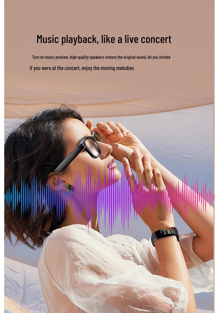 HD Smart Glasses with AI Camera: Capture Photos, Stabilized Video, Calls, Object Recognition, and Translation