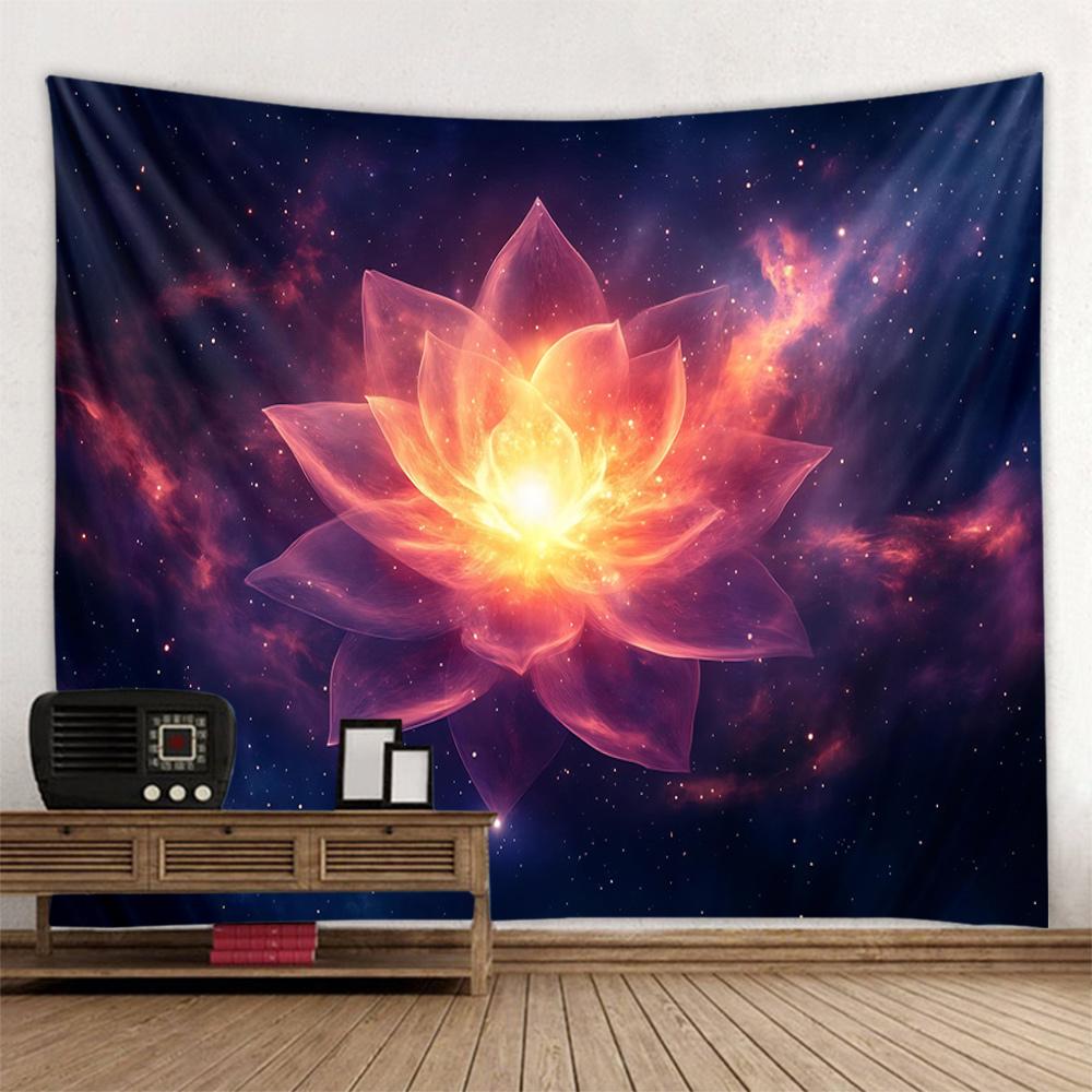 Psychedelic mandala tapestry geometric fractal kaleidoscope art wall hanging cloth hippie bohemian home decoration bed sheet