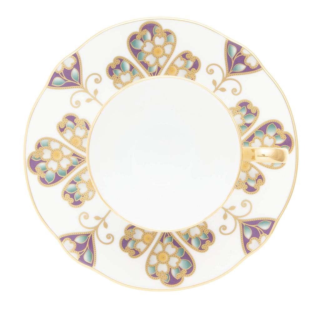 Noritake Coffee Cup Homage Fine Porcelain & Saucer, 160cc, Collection, (Premium White), T2403/H-771