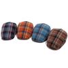Thin Plaid Beret Women Men Fashion Vintage Visor Hat Casual Female Newsboy Caps Retro Flat Cap For Summer Spring Autumn New