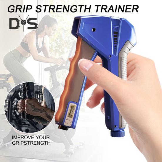 Grip Strength Trainer with Counter 10-120KG Adjustable Men Women Forearm Exerciser Hand Grip Power Strengthener Developer Fitness Equipment