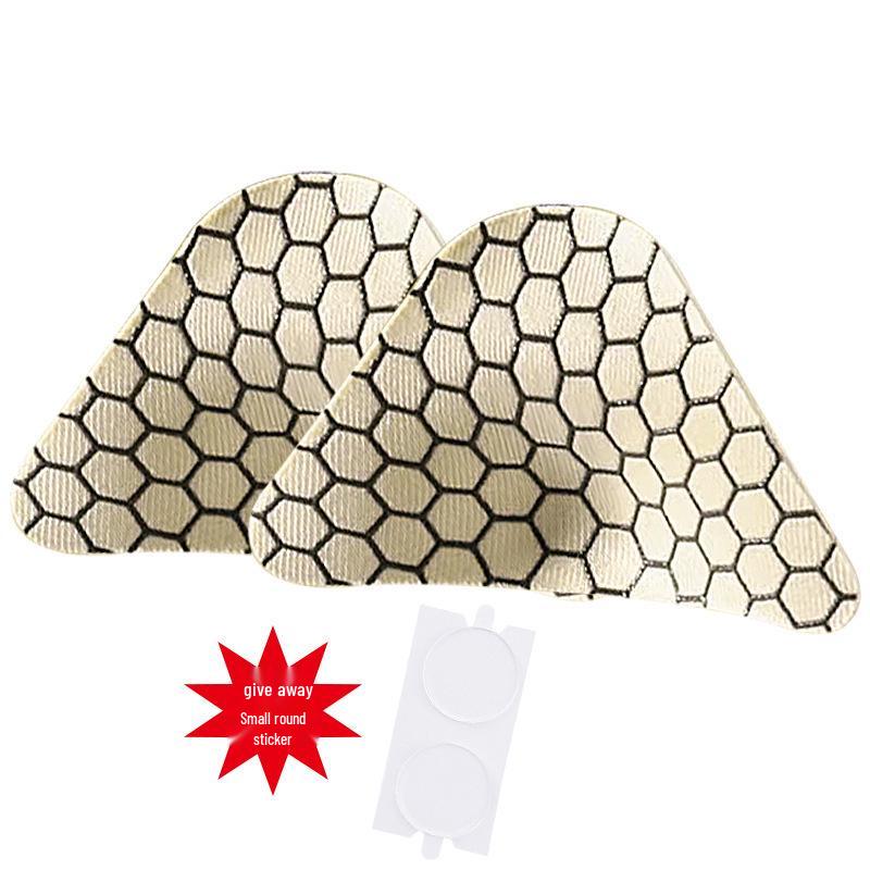 Honeycomb No-Glue Heel Stickers: Anti-Slip, Anti-Abrasion, Shoe Size Adjustment Pads