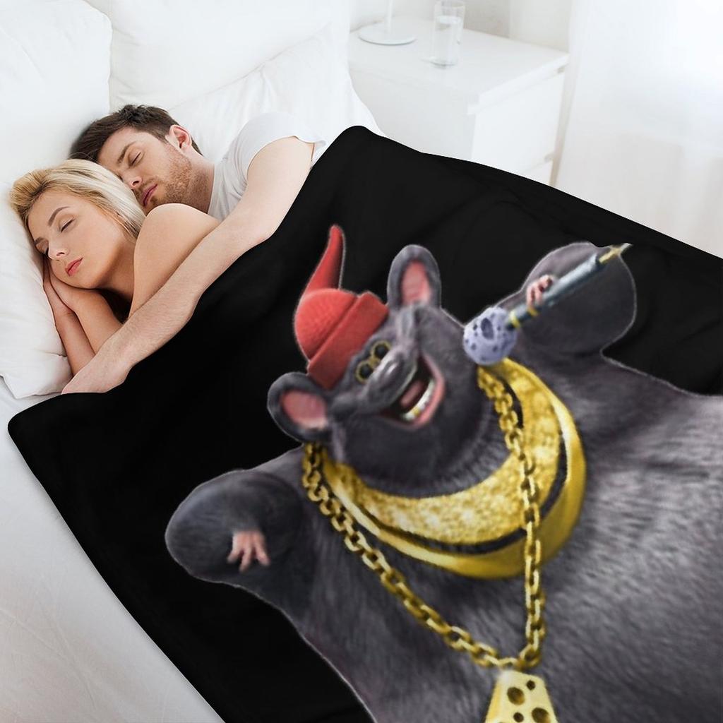 BIGGIE CHEESE Throw Blanket Luxury Thicken for winter Hairys wednesday Blankets
