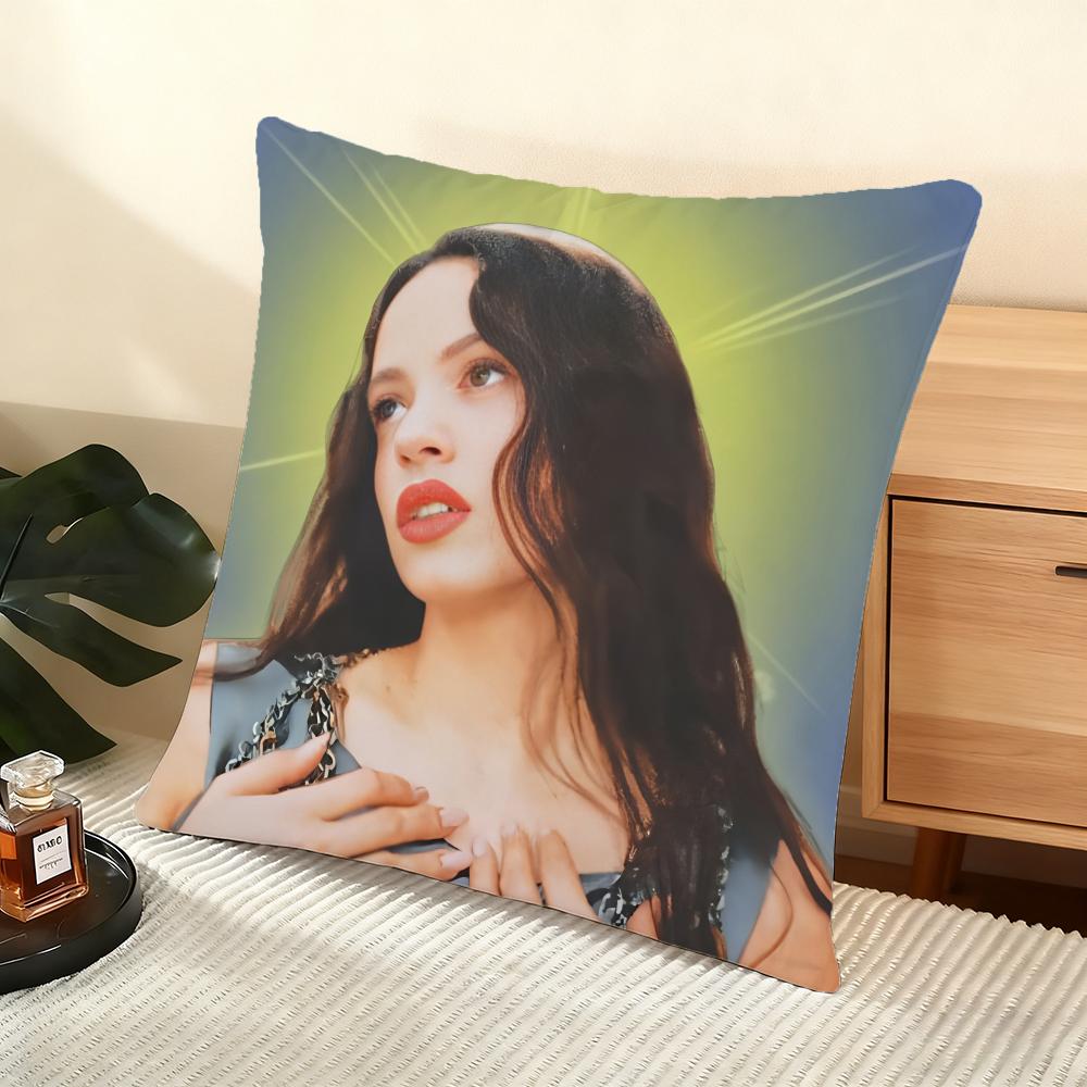 R-Rosalia Lux Cushion Cover Soft Short Plush Pillow Cover Smooth Cozy Texture Aesthetic Cushion Case Home Decor