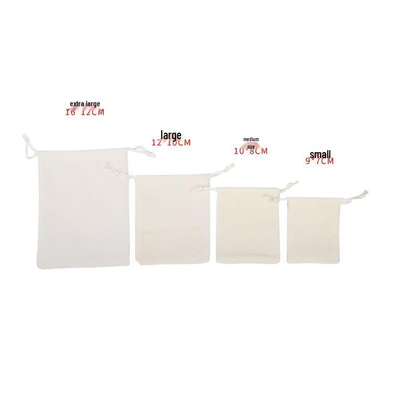 Black Velvet Drawstring Jewelry Pouch