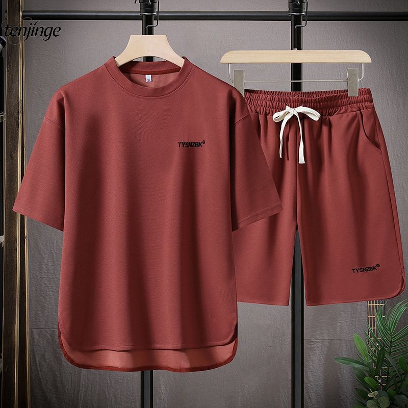 

Trendy Pattern Printed Men s Fashion Short Sleeve Shorts Set Outdoor Street Men s Sports Shorts Summer Daily Casual Men s T-shirt 2XL