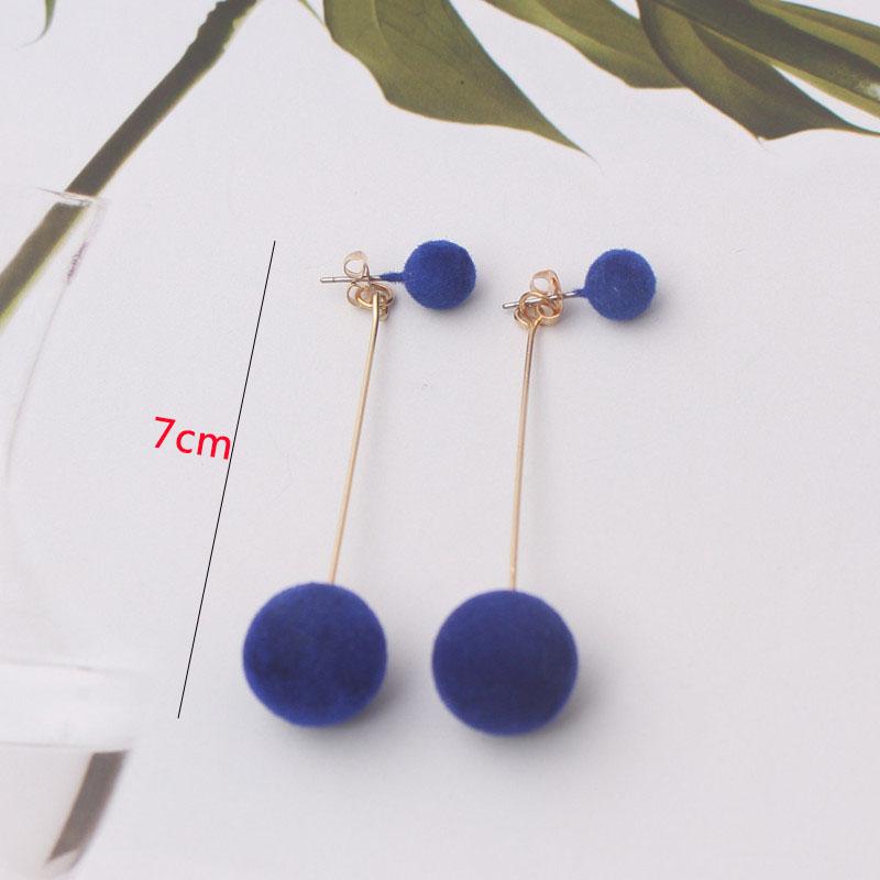 New Blue Color Geometric Earrings for Women Bohemian Flower Butterfly Pendants Female Dangle Earrings 2024 aretes de mujer