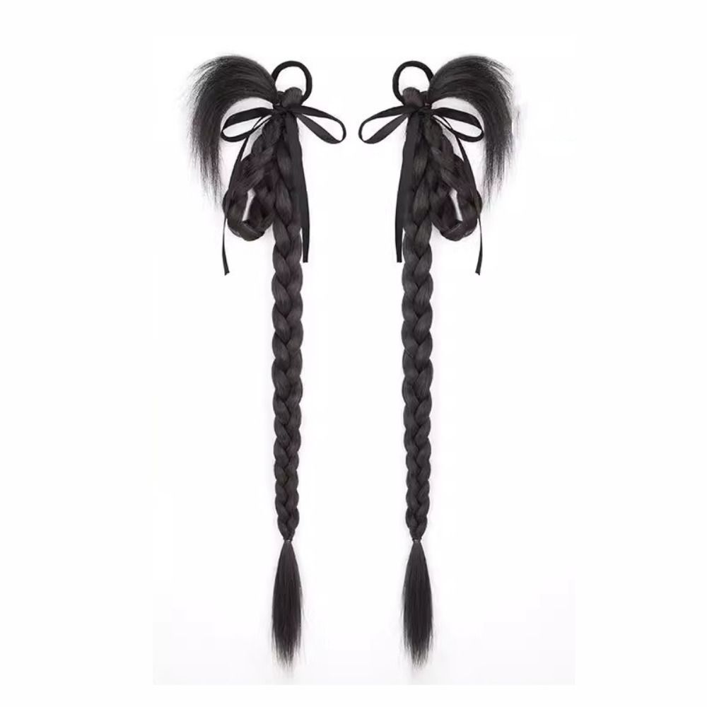 2Pcs Twist Braid Wig Bubble Braid Fried Dough Chicken Feather Boxing Braid  for Women