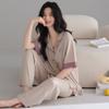 Pajamas women's summer Modal short-sleeved trousers summer cool thin loose large-size women's loungewear set