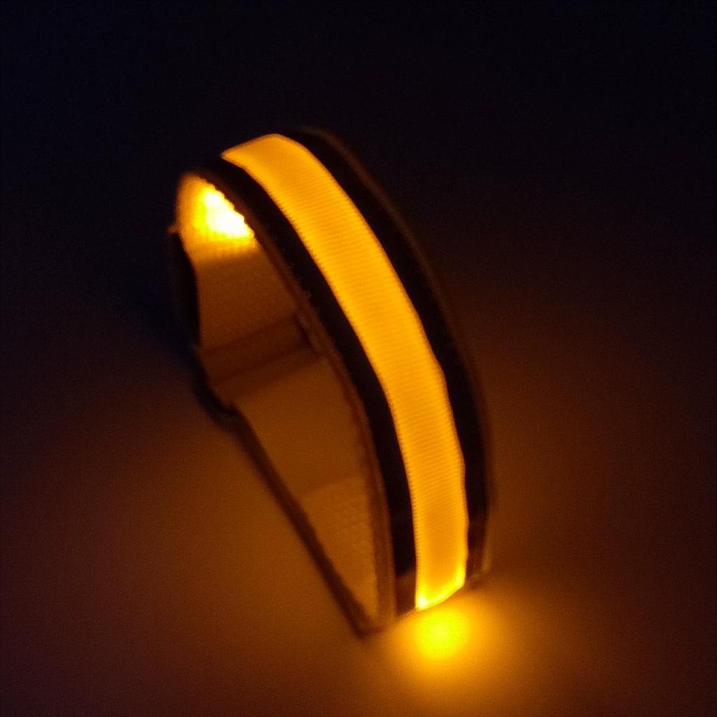 1PC Outdoor Sports Night Running Armband LED Light Rechargeable Safety Belt Arm Leg Warning Wristband Cycling Bike Bicy