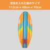 Bestway 1.14m X 46cm Surfboard-shaped Float, Swim Ring for Children, 42046 (Orange)