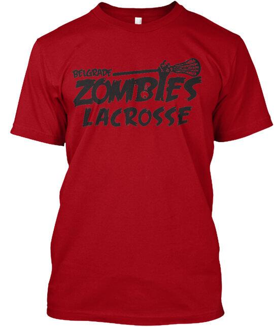 Belgrade Zombies Lacrosse T-Shirt Made in the USA Size S to 5XL Unisex T-Shirt M