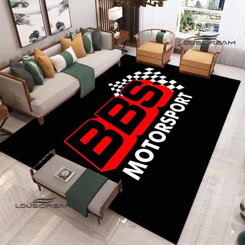 

BBS LOGO printed carpet Non-slip carpet outdoor carpets area rug Home bedroom decor rug for bedroom birthday gift 40x60cm
