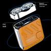 Yousheng Double-head Mini Electric Shaver USB Rechargeable Waterproof Portable Travel Wet Dry Shaving Razor Men Beard Trimmer Hair Remover Tool