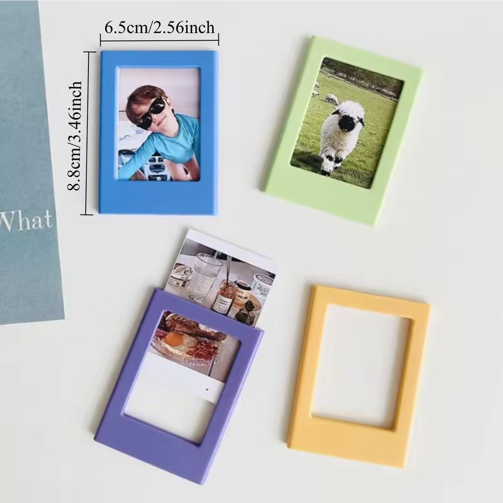5/10/20pcs Magnetic Photo Frames for Fujifilm Instax Mini Film Papers Double Sided Fridge Picture Frame Magnets Artwork Frames