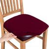 Dining Room Chair Seat Covers Removable Washable Elastic Cushion Covers For Upholstered Dining Chair