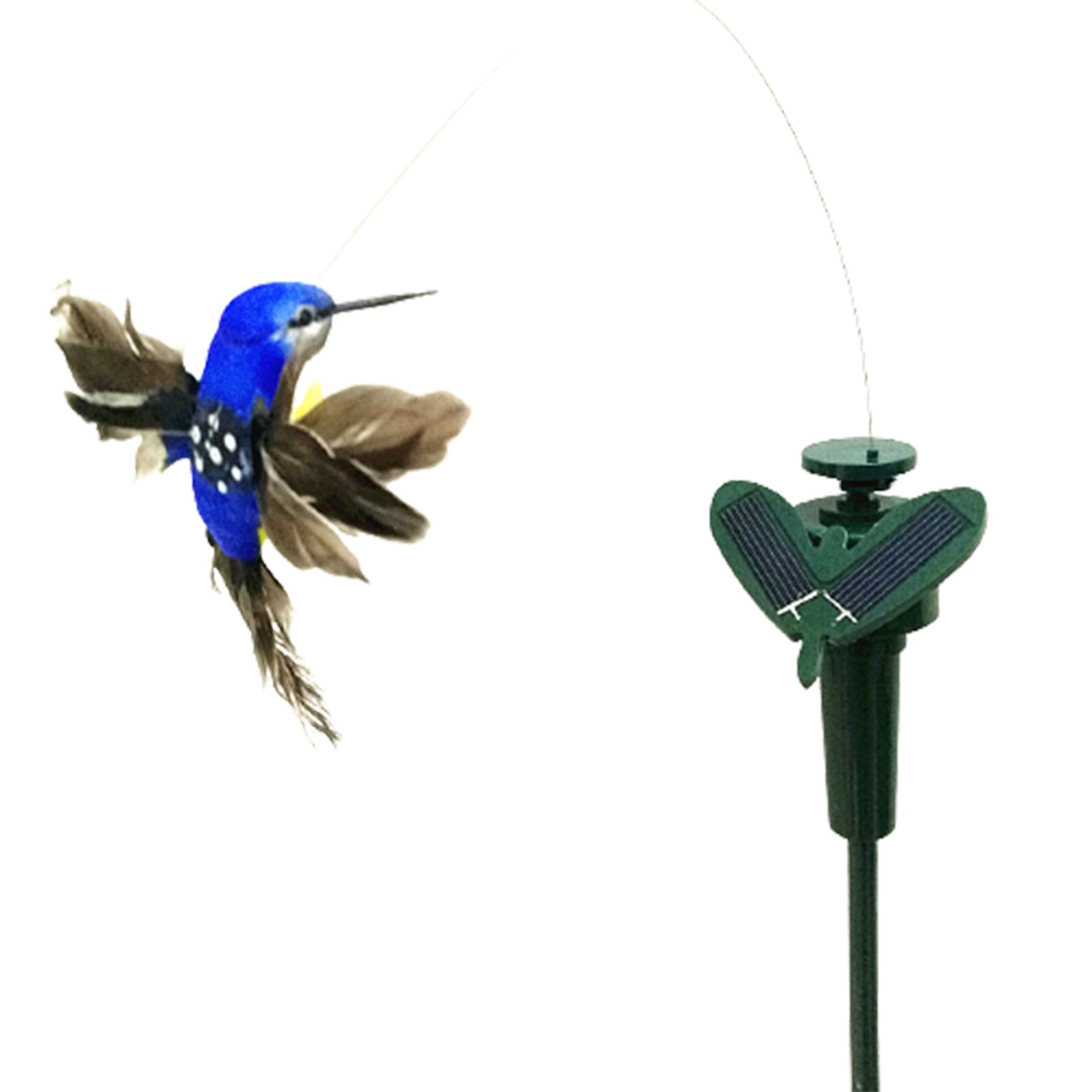 

Танцующие порхающие бабочки на солнечной энергии Летающие колибри Садовые растения Цветы Декор для газона во дворе Декор для сада W