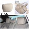 1X Beige Car Headrest Neck Support Soft Adjustable Car Pillow Neck Rest Cushion