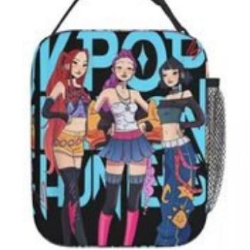 School Season Cartoon Animation Lunch Bag Children'S Full Printing 3D Digital Thermal Insulation Bag Portable Outdoor Picnic Bag