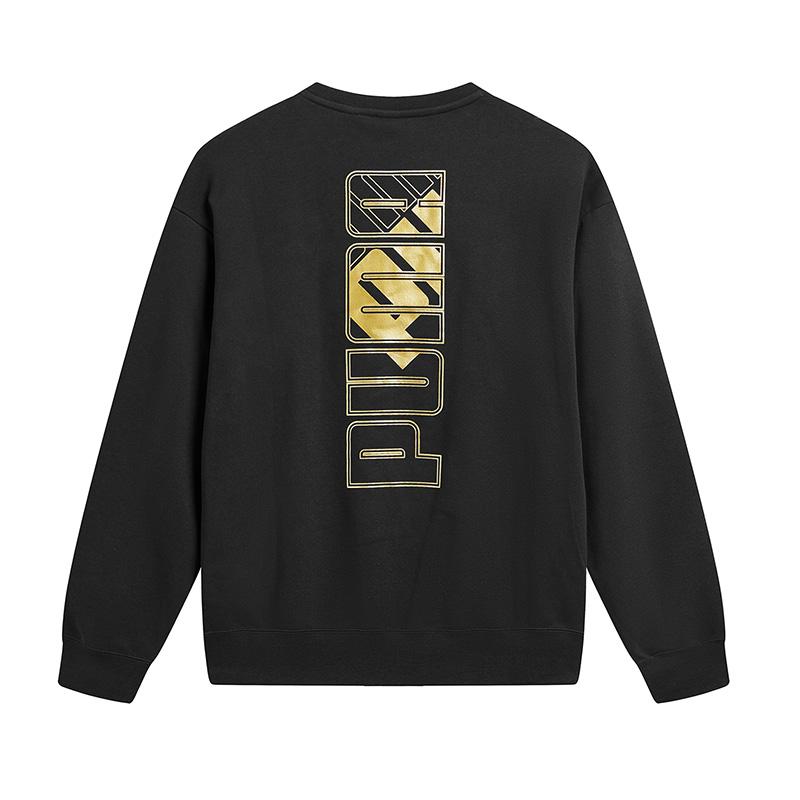 Puma Soft Crew Neck Pullover Long Sleeve Sweatshirt Men Sweatshirt 634675-01