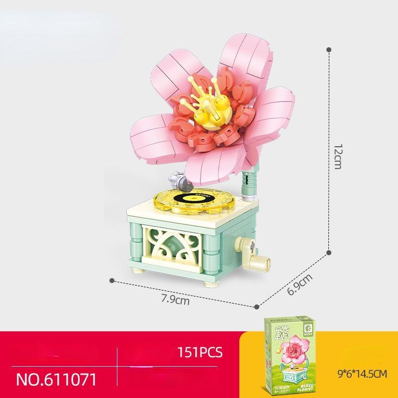 

Цветочная мебель, суккулентное растение, украшение для дома и офиса, строительные блоки, техника, бонсай, кирпичи, модель, игрушки «сделай сам» для детей 611071