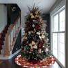 Carpet Indoor And Outdoor Floor Decoration Christmas Atmosphere Tree Skirt