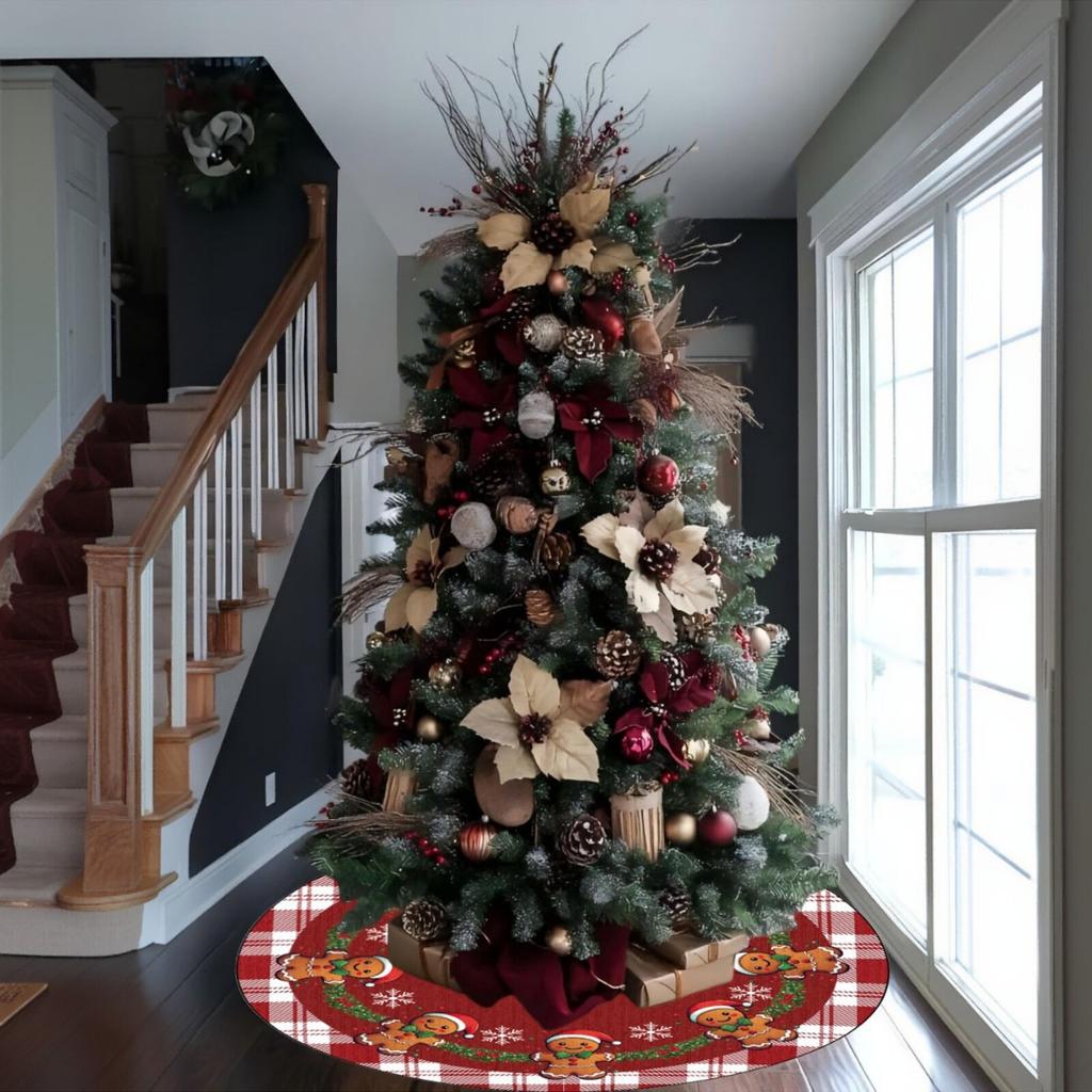 Carpet Indoor And Outdoor Floor Decoration Christmas Atmosphere Tree Skirt