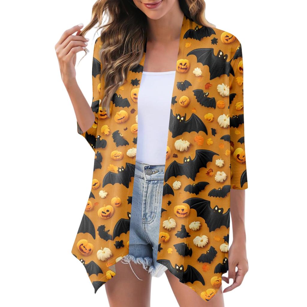 Women's Fashion Casual Cozy Halloween Cardigan Jacket