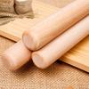 Massivholz-Nudelholz zum Backen, Antihaft-Buchenholz-Teigroller für Teigtaschen und Mehl