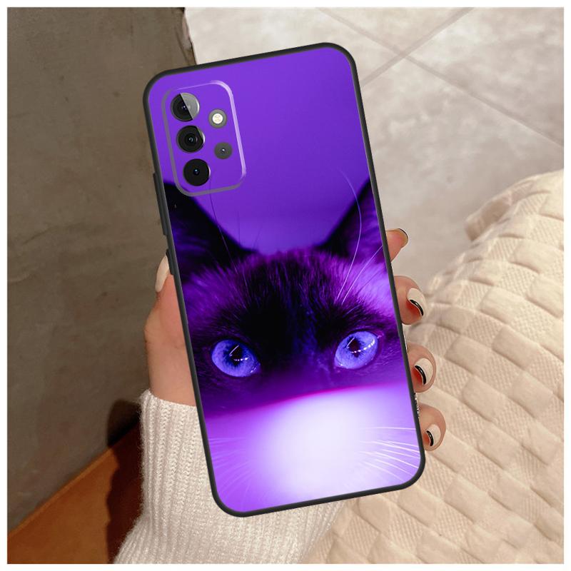 Purple aesthetic For Samsung Galaxy A12 A32 A52 A22 A16 A26 A36 A56 A06 A55 A35 A15 A54 A34 A14 A13 A53 Case