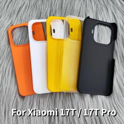 Funda de PC de Color Sólido Ultra Fina y Delgada con Sensación de Piel para Xiaomi 17T 15T Pro, Carcasa Dura Transparente con Protección Antigolpes