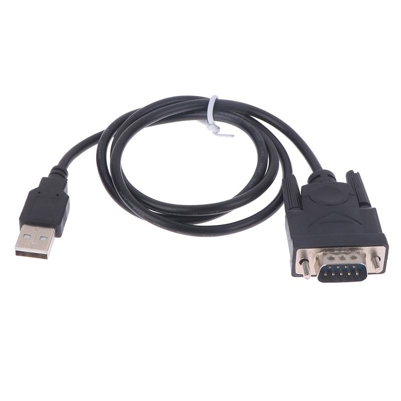 1Pc Usb Rs232 To Db 9-Pin Male Cable Adapter Converter Supports Win7-10 System