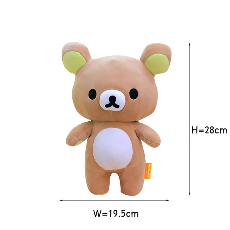 Anime Rilakkuma Cartoon Plush Doll Soft Bear Toys Kawaii Room Decor Teddy Bear Plushies Cute Couple Bear Xmas Gifts For Girls