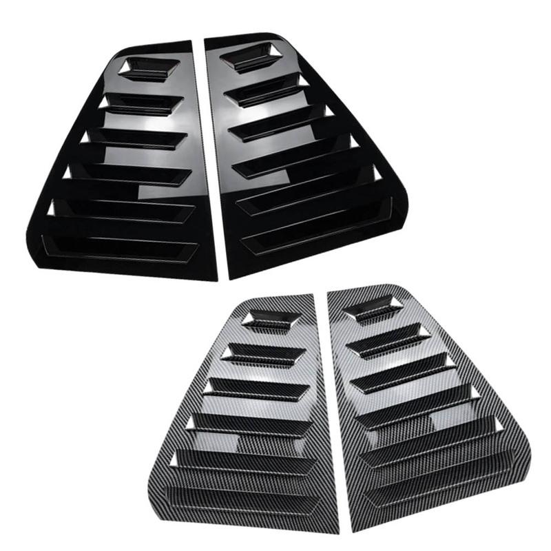 Pair Rear Side Window Trim Spoiler for Volkswagen VW Golf 6 MK6 2008-2012 Window Shutter Cover Louver Air Vents