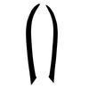 2pcs Car Front Headlight Eyelid Eyebrow Trim Piano Black Head Lamp Decorative Cover Sticker For Ford Focus 2005 2006 2007 2008