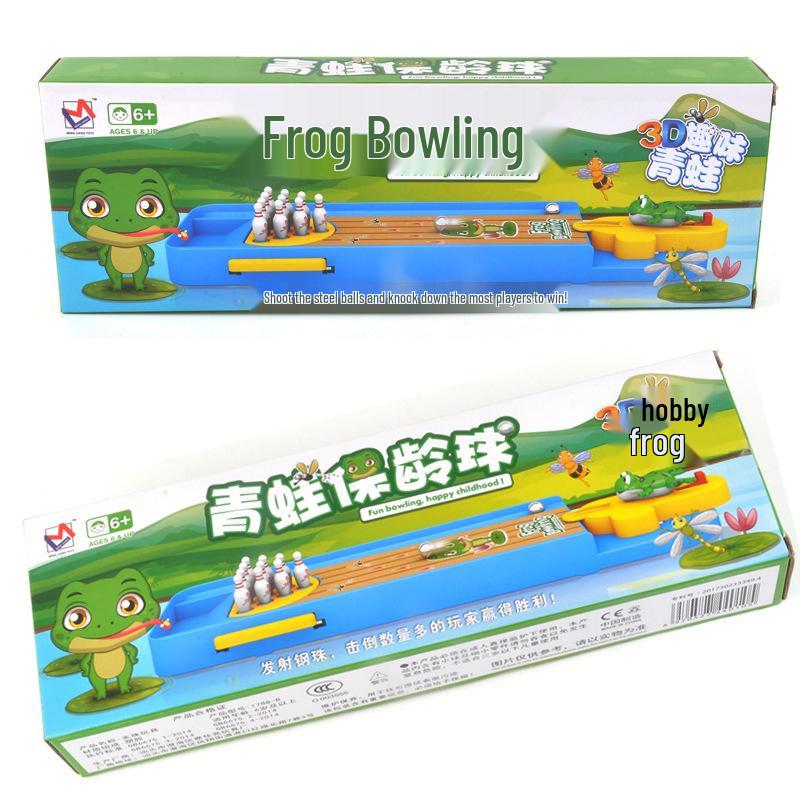 Mini Frog Bowling Marble Catapult Educational Toy for Kids