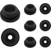 8 PCS RV Stove Top Grommets, Rubber Cover Grommet Replacement Protect Cooktop from Scratches, Round Stovetop Grates Grommet Kit for Camper Trailer