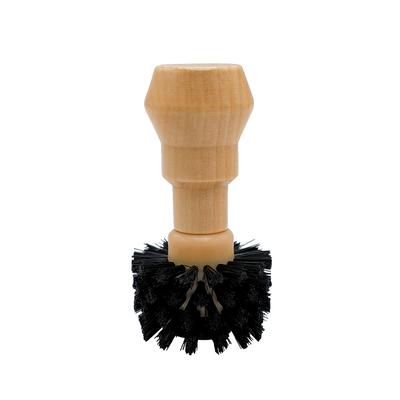 Coffee Accessories Wooden Handle Coffee Machine Powder Bowl Cleaning Brush for 51/54/58mm Portafilter Filter Basket