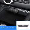 Carbon Fiber USB Power Socket Panel Cover Trim For Honda Accord 2023 2024 2025